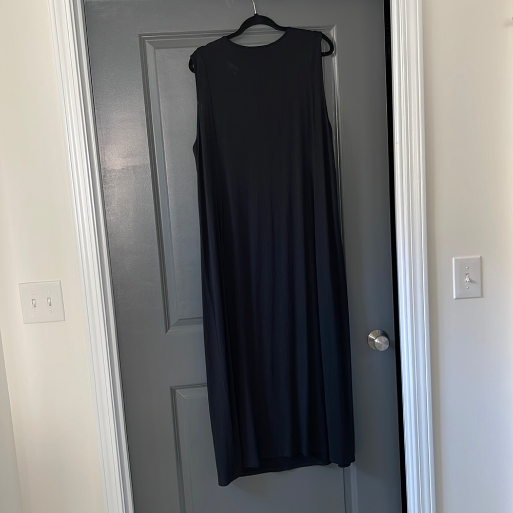J Jill black sleeveless dress